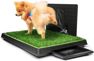  Hompet Dog Grass Pad with Tray Large, Puppy Turf Potty from dogsupplyhub.com