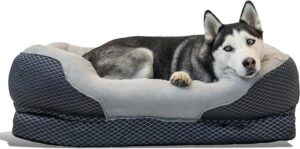 Orthopedic Foam, Soft Cotton Bolster, and Ultra Soft Plush Sleeping Space