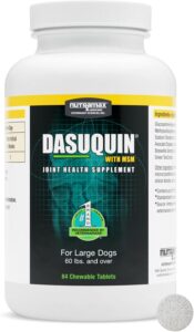 Nutramax Dasuquin with MSM Joint Health Supplement for Large Dogs - With Glucosamine, MSM, Chondroitin, ASU, Boswellia Serrata Extract, and Green Tea