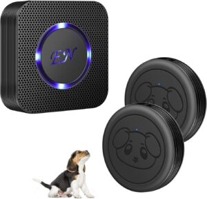 EverNary Dog Door Bell, Wireless Doggie Doorbells for Potty Training, Door Bell for Dogs to Go Outside, Dog Bells to with 1 Receiver and 2 Waterproof