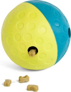  Outward Hound by Nina Ottosson Treat Tumble – Interactive Food-Dispensing Dog Puzzle Ball, Level 1 Beginner, Small, 4.8"